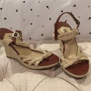 Michael Kors leather espadrilles